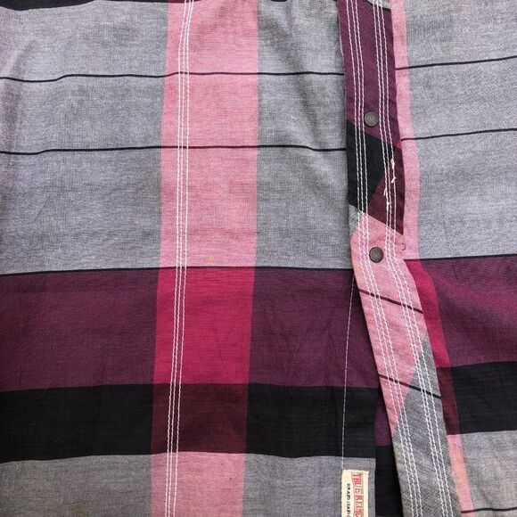 True Religion Shirt XXXL Patterned Button Up T Shirt - Picture 12 of 15